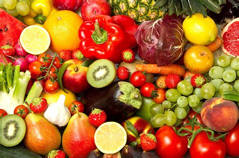 Какие овощи и фрукты?
