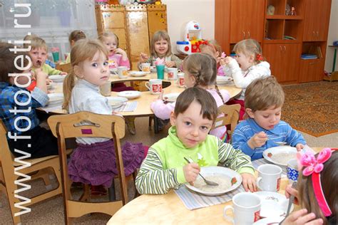 Сколько раз дети кушают в детском саду?